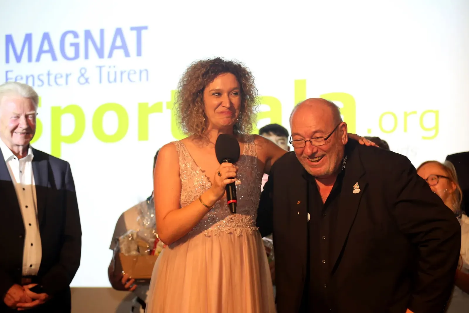 Interview auf der Bühne